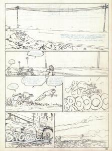 RAT'S : PLANCHE ORIGINALE 1 TOME 1 de RAT'S  En partance pour nulle part