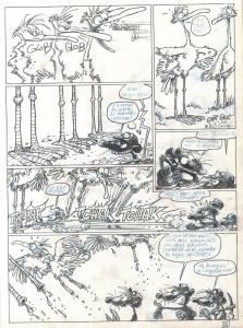 RAT'S : PLANCHE ORIGINALE 6 TOME 2 de RAT'S Quand pousse le bitume