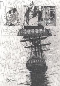 LE SANG DU DRAGON : Planche originale 13 Le Sang du Dragon Tome  Ce bon vieux Louis!