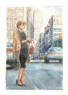 SIENNA : Illustration originale Portrait en pieds de SIENNA par Denis CHETVILLE