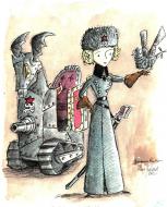 Divers : Baronne Protopov - Illustration originale pour Le Prince Sassoun par Alban GUILLEMOIS