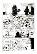 LES FOR�TS D'OPALE : Planche Originale 25 du  Tome 3  La Cicatrice verte Les For�ts d'Opale