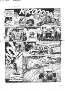 ALAIN CHEVALLIER : Planche originale 2 Alain Chevallier tome 14 Sous le signe indien