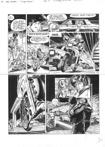 ALAIN CHEVALLIER : Planche originale 14 Alain Chevallier tome 14 Sous le signe indien