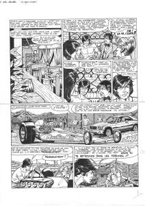 ALAIN CHEVALLIER : Planche originale 4 Alain Chevallier tome 14 Sous le signe indien