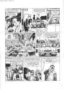 LES CASSEURS : Planche originale 33 du tome 20 - Chass� crois� - de la s�rie LES CASSEURS Al et Brock