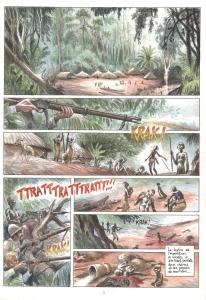 AFRICA DREAMS : Planche originale 7 d'AFRICA DREAMS Tome 3 Ce bon Monsieur Stanley