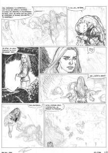 LA COMPLAINTE DES LANDES PERDUES  : Planche alternative 40 du tome 4 ,