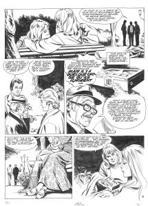 AMICALEMENT VOTRE : Planche originale 5 AMICALEMENT VOTRE histoire courte - Cigarette au cyanure -