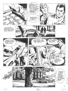 AMICALEMENT VOTRE : Planche originale 11 AMICALEMENT VOTRE histoire courte - Cigarette au cyanure -