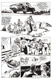 AMICALEMENT VOTRE : Planche originale 12 AMICALEMENT VOTRE histoire courte - En avant le Western -  Pif 361