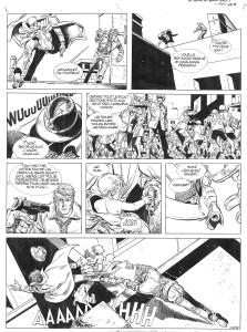 LUC ORIENT : Luc Orient -  La l�gion des anges maudits  - Tome 8  - Planche originale 18