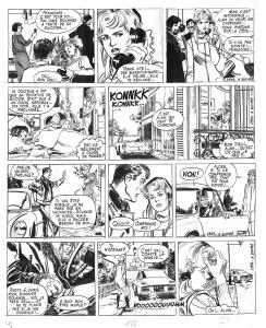 13 rue de l'Espoir : 13 rue de l'espoir planche originale, �pisodes 2849 � 2852 par Paul GILLON