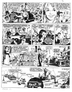 13 rue de l'Espoir : 13 rue de l'espoir planche originale, �pisodes 374 � 377 par Paul GILLON