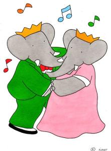 BABAR : Couverture originale du livre 6 de BABAR