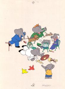BABAR : Celluloide original pages 20-21 de BABAR