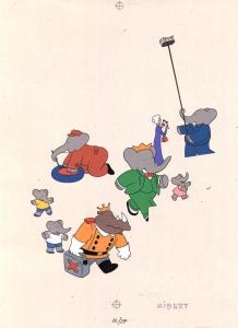 BABAR : Celluloid original pages 26-27 de BABAR