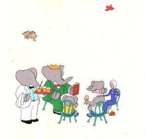 BABAR : Celluloide original pages 18-19 de BABAR
