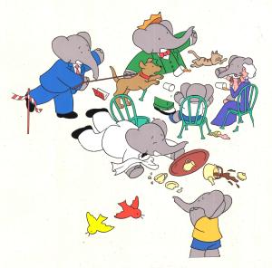 BABAR : Celluloide original pages 20-21 de BABAR