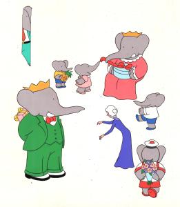 BABAR : Celluloide original pages 40-41 de BABAR