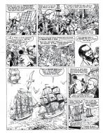 BARBE ROUGE : Planche originale 45 du Tome 31 LA GUERRE DES PIRATES de la s�rie Barbe Rouge par CHRISTIAN GATY