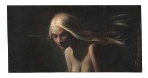 Divers : EBAY Belle de nuit  - acrylique  par Andre� ARINOUCHKINE