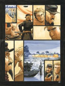 LAOWAI : Planche originale 9 de LAOWAI Tome 3. La chute du Palais d'�t� par Xavier BESSE