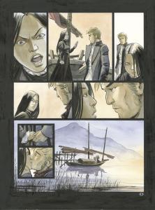 LAOWAI : Planche originale 49 de LAOWAI Tome 3. La chute du Palais d'�t� par Xavier BESSE