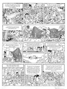 BLAKE ET MORTIMER : Planche originale 11 La Vall�e des Immortels partie 2,  Tome 26 de Blake et Mortimer
