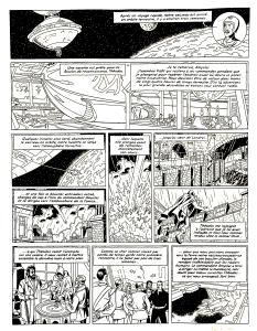 BLAKE ET MORTIMER : Planche originale 37 La Menace Atlante Tome 31 de Blake et Mortimer