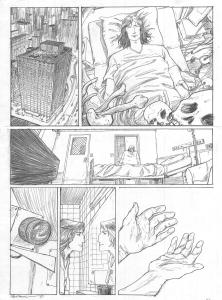 Divers : Planche Originale 6 de Bone par Fr�d�ric Pontarolo 