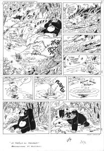 BOULOULOUM ET GUILIGUILI : Planche originale 5 Boulouloum et Guiliguili Le tresor du Kawadji