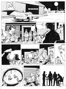 BUCK DANNY : Planche originale 32 BUCK DANNY (classic) tome 9 - Le Vol du Rapier -