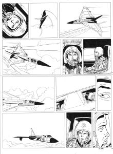 BUCK DANNY : Planche originale 30 BUCK DANNY (classic) tome 9 - Le Vol du Rapier -