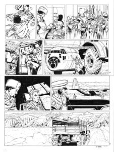 BUCK DANNY : Planche originale 12 BUCK DANNY (classic) tome 10 - Molotok - 41 ne r�pond plus -