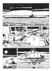 BUCK DANNY : Planche originale 44 BUCK DANNY (classic) tome 12 - Atomic City -