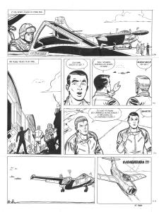 BUCK DANNY : Planche originale 31 BUCK DANNY (classic) tome 13 - Mission Pharaon -