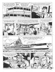 BUCK DANNY : Planche originale 8 BUCK DANNY (classic) tome 13 - Mission Pharaon -