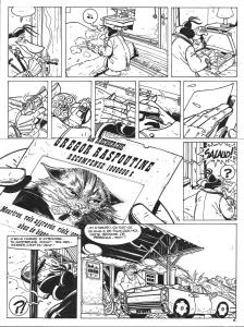 CANARDO : Planche originale 6 du Tome 10 de Canardo - La Fille qui r�vait d'horizon -
