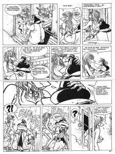 CANARDO : Planche originale 16 du Tome 10 de Canardo - La Fille qui r�vait d'horizon -