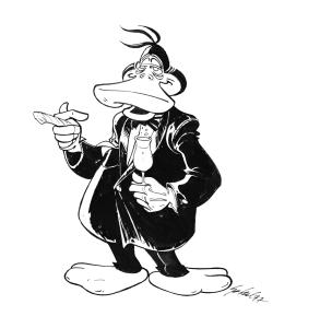 CANARDO : illustration originale de CANARDO en smoking
