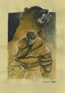LE BOURREAU : Illustration originale - Le Dresseur - par Julien CARETTE
