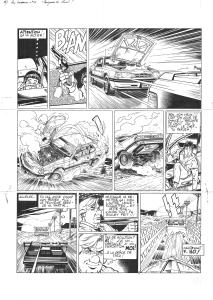 LES CASSEURS : Planche originale 38 du tome 17 - Brigade de choc - de la s�rie LES CASSEURS
