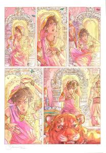 CELLE QUI FIT LE BONHEUR DES INSECTES : Planche originale 74 de Celle qui fit le bonheur des insectes par Paul SALOMONE