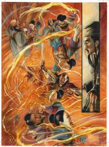 LA DYNASTIE DES DRAGONS : Planche originale 103 Dynastie des Dragons Tome 2 - le chant du Phenix