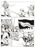 Gerfried : Planche originale 1 de Gerfried - La marque de Weland - histoire en 8 pages publi�e dans le magazine YPS n�117