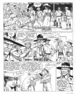 COMANCHE : Planche originale 21 COMANCHE Le carnaval Sauvage