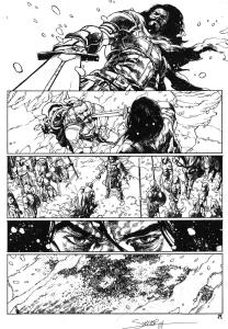 CONAN : Planche originale 79 - CONAN LE CIMMERIEN - L'Heure du Dragon ( T.12 )