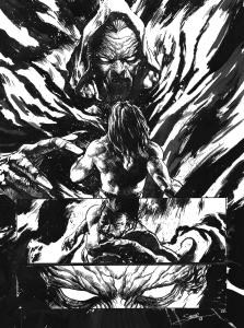 CONAN : Planche originale 08 - CONAN LE CIMMERIEN - L'Heure du Dragon ( T.12 )