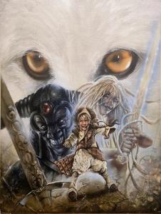 KORRIGANS : Couverture  originale de Korrigans Tome 2 Guerriers des Tenebres